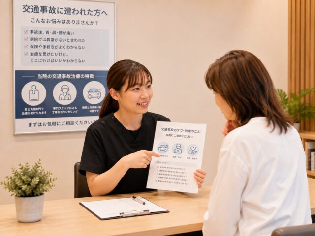 事故後、治療しているけれど良くならない方へ